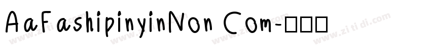 AaFashipinyinNon Com字体转换